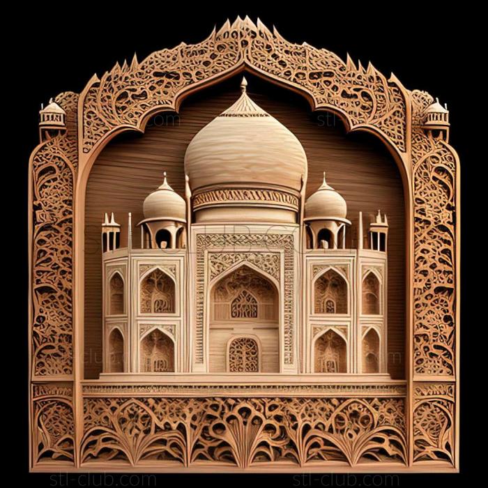 3D model taj mahal (STL)